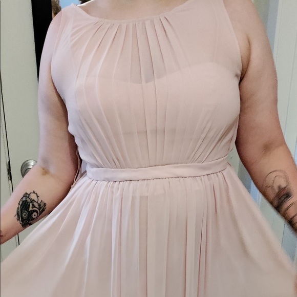 Adrianna Papell pink slip dress - Picture 5 of 9